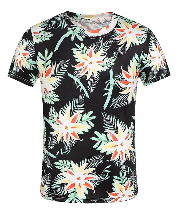 SSLR Printed Sleeve Hawaiian T Shirt