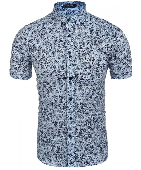 Simbama Floral Casual Sleeve Button