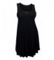 eVogues Plus Sleeveless Dress Black
