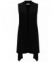 Meaneor Lightweight Open Front Sleeveless Cardigans