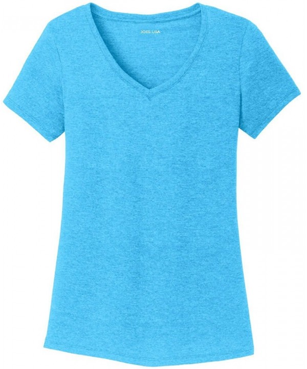 Joes USA Tri Blend Heather T Shirt Turquoise 2XL