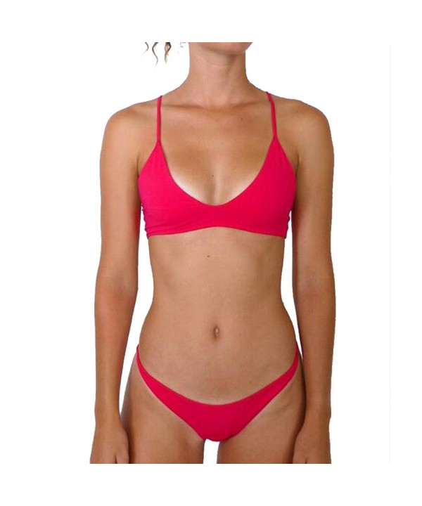 Bandeau Striped Swimsuit SetSummer Beachwear