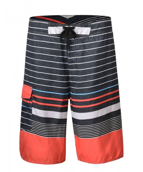 Hilor Shorts Boardshorts Striped Pattern