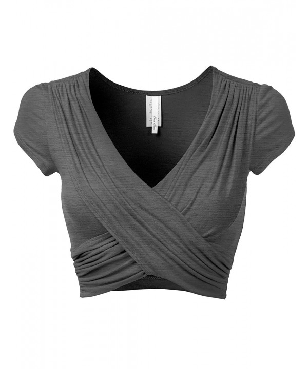V Neck Twisted Front Draped Party