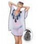 Leela Chiffon Embroidered swimwear swimsuit