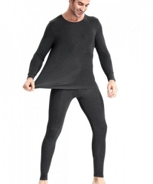 MENS THERMAL UNDERWEAR LONG JOHNS LONG SLEEVE ONE PIECE ALL IN 1 WHITE CHARCOAL