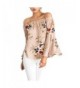 MigoKerl Womens Shoulder Floral Causal