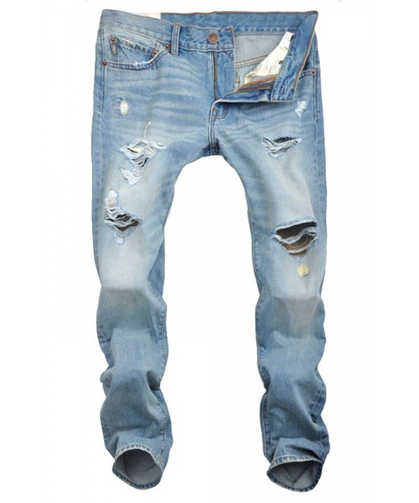 Sandbank Casual Washed Distressed Ripped
