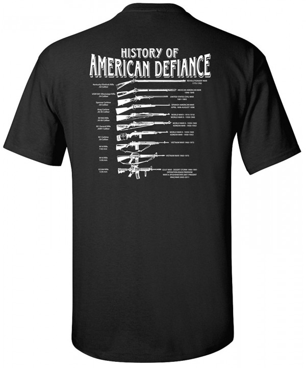 History American Defiance T Shirt Black