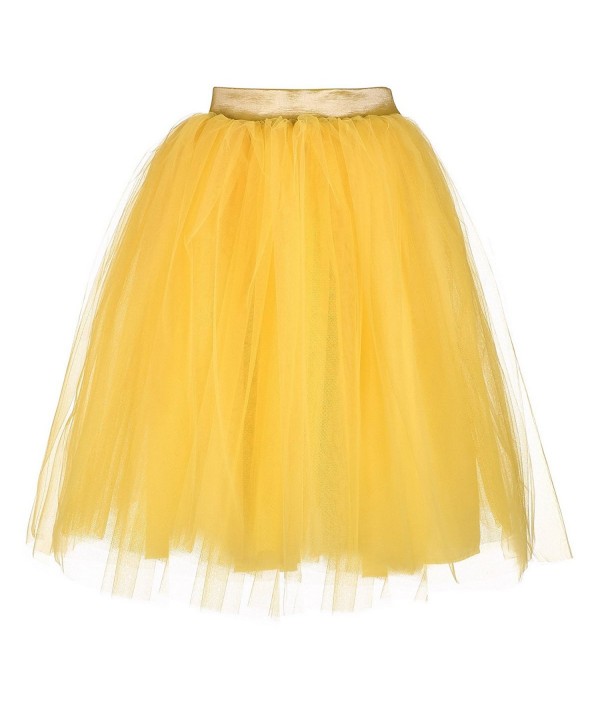AOMEI Line Lolita Skirts Yellow