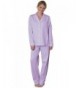 PajamaGram Oh So Soft Womens Pajamas Lavender