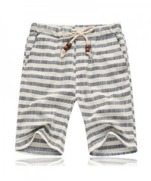 Summer Casual Drawstring Striped Shorts