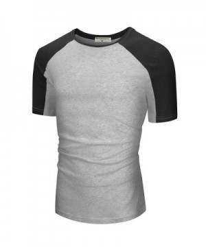 Derminpro Mens Casual T Shirt Black Gray