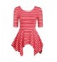 Elesol T shirt Striped Backless Blouses