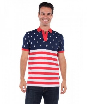 Men's American Flag Polo Shirt - CM12JERSRER