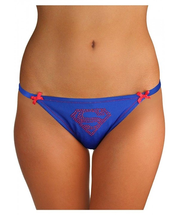 Superman Lace Back Panty Medium