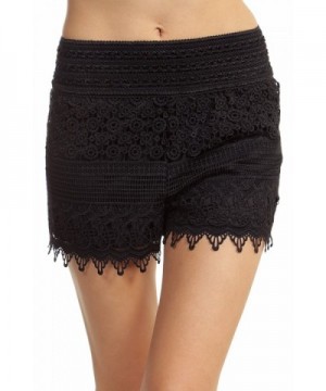 ToBeInStyle Womens Crotchet Lace Shorts