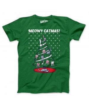 Meowy Christmas Sweater Shirt Green