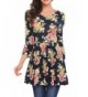 pasttry Womens Casual Through Floral