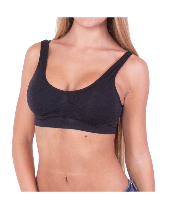 Cupped Padded Basic Straps Cropped