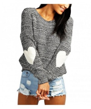 Pattern Patchwork Sleeve Sweater Pullovers