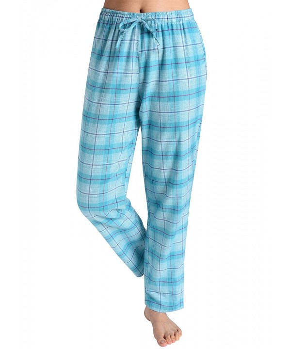 Latuza Womens Pajama Bottoms Turquoise