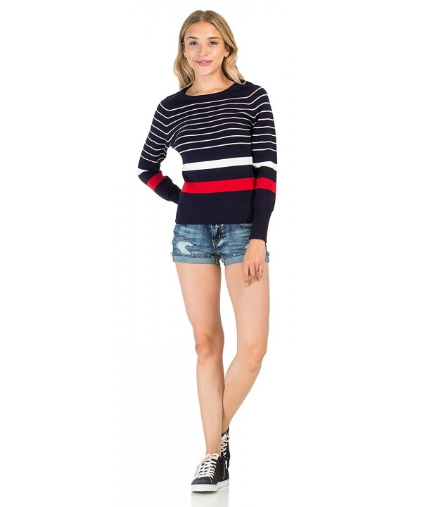 PINMUSE Striped Sweater Pullover SW630 L