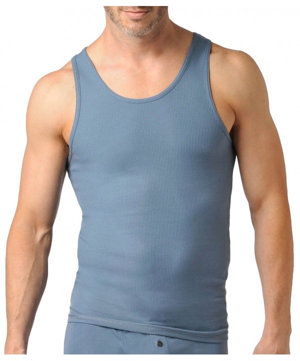 Naked Mens Ribbed Henley Cotton