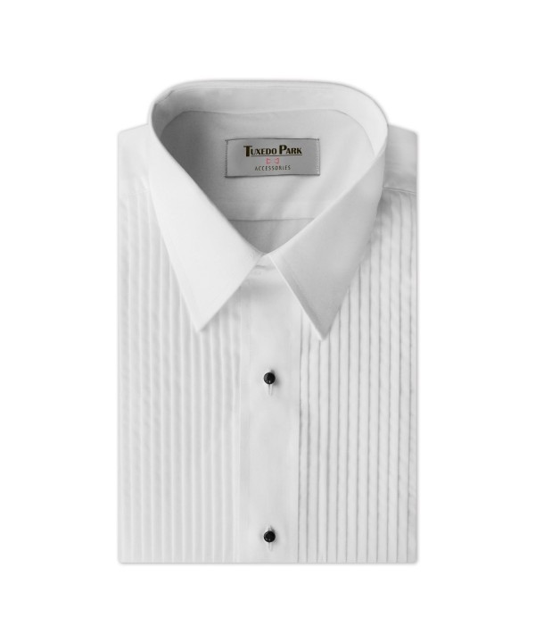 Tuxedo Shirt White Laydown Collar