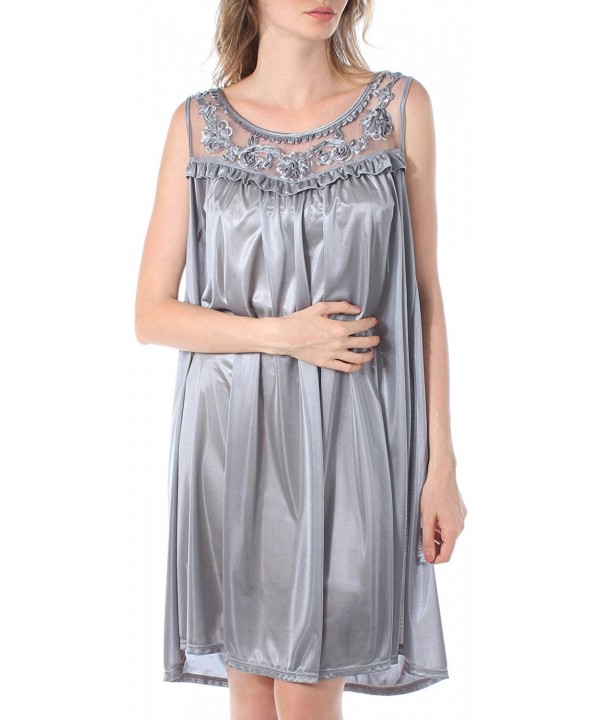Venice Looking Nightgown 4X Large Charcoal