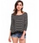 SummerRio Sleeve Striped T Shirt Blouse
