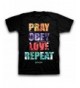 Pray Obey Love repeat Black