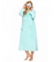 Ekouaer Flannel Sleepwear Homewear Nightgown