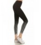 compression athletic leggings assorted charcoal