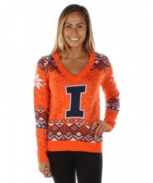 Womens University Illinois Sweater XX Large