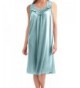 Sleeveless Lingerie Nightgown RobinsEggBlue 2X