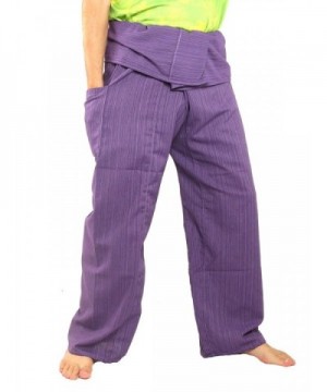 Fisherman Pants Cotton X Long Purple