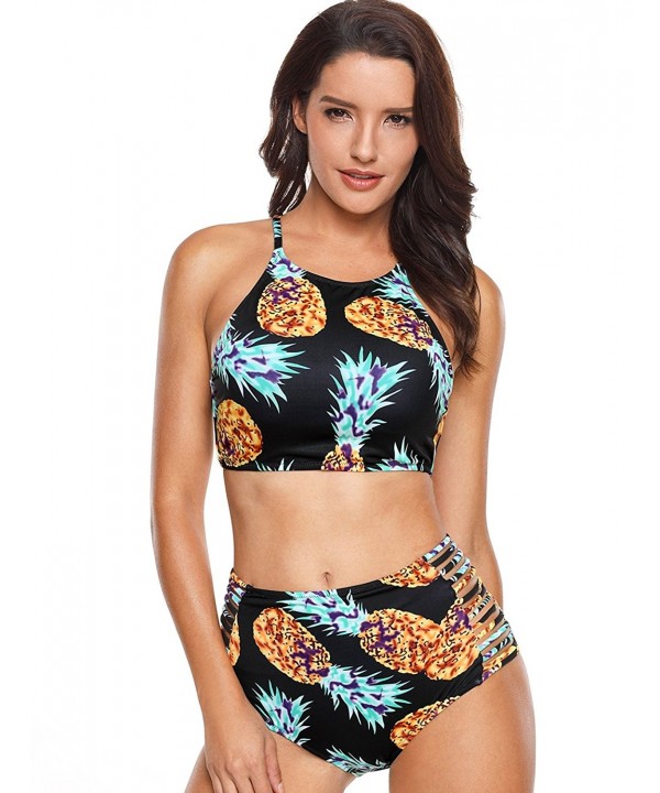 UniSweet Pineapple Swimsuits Swimwear YellowX Large