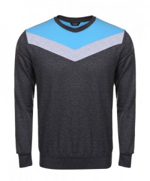 COOFANDY Crewneck Sweatshirt Pullover T Shirt