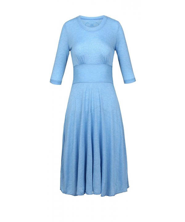 Modern tee Womens Dresses Middle Lt Blue