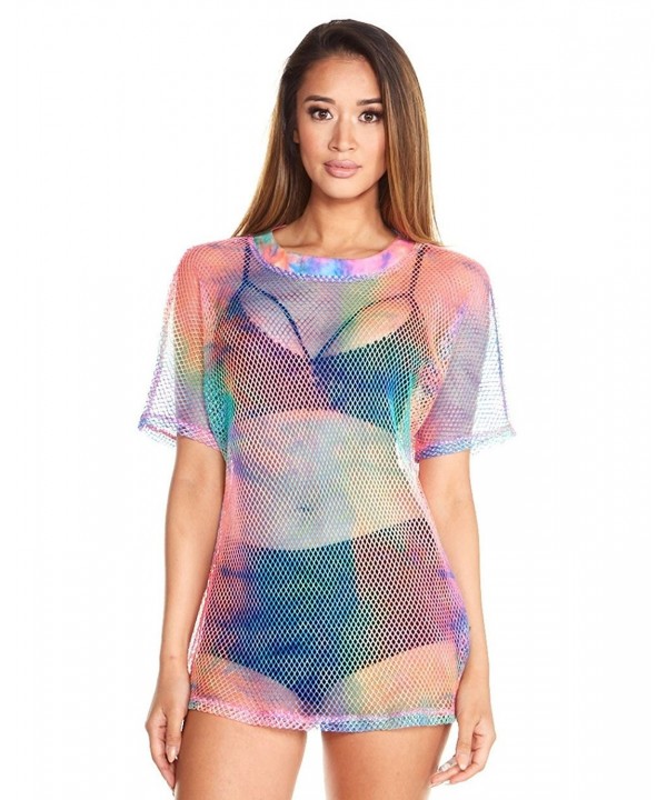 iHeartRaves Fishnet Rave Tee Large