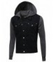 Youstar Washed Contrast Detachable Hoodie
