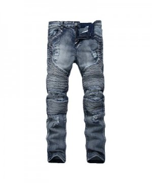 Pishon Destroyed Stretch Tapered Distressed